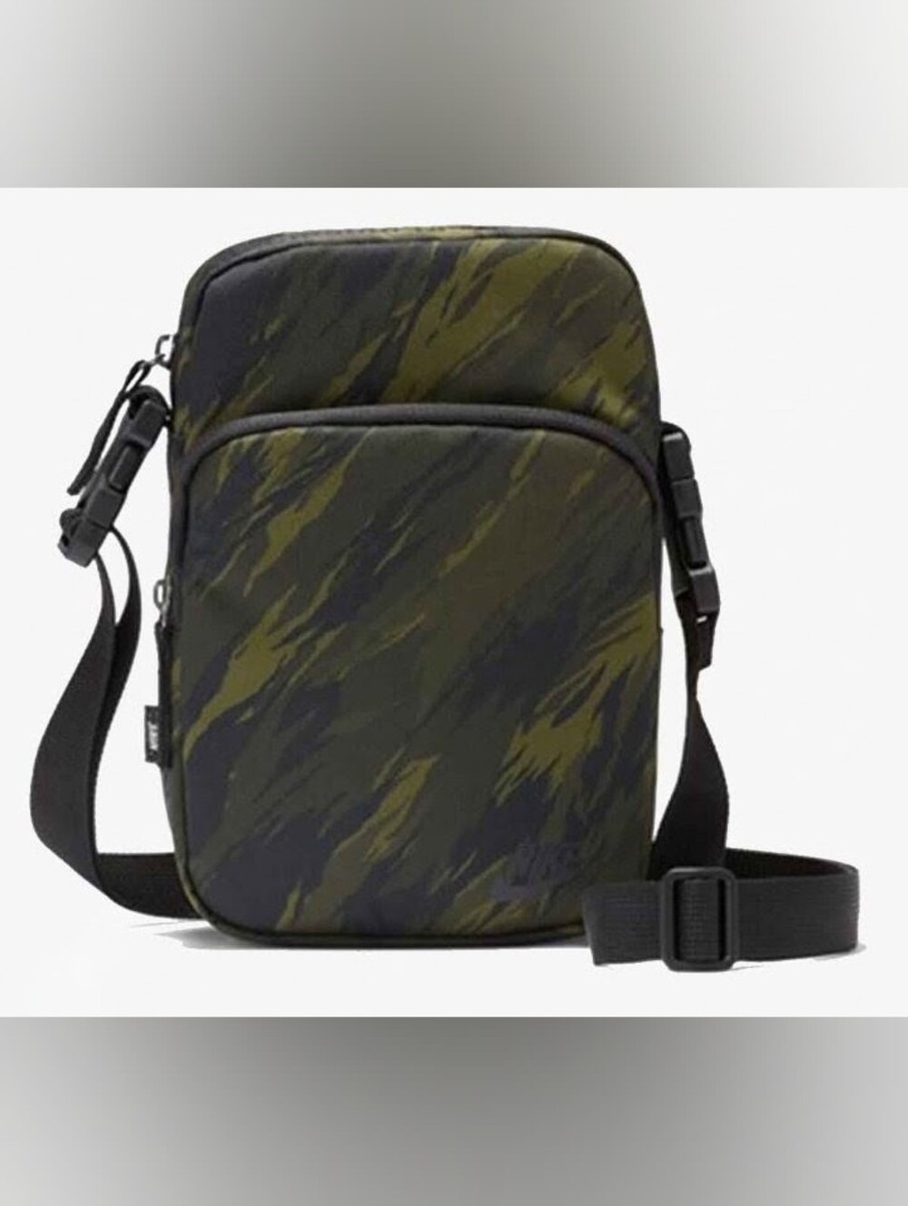 Sporty Olive Camo/ Black Accents Crossbody Bag Women's